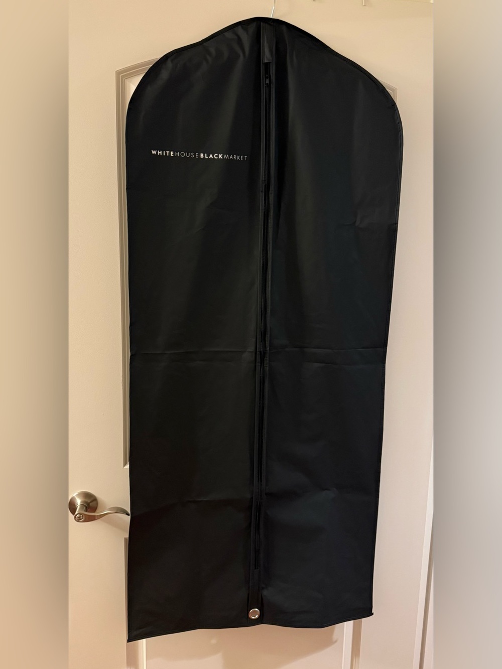 White House Black Market Black Zip Garment Cover